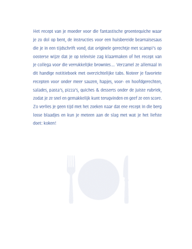 Mijn recepten notitieboek |...