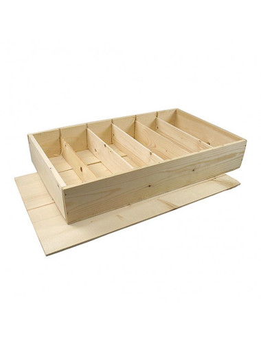 Champagnekist Hout | 6 flessen