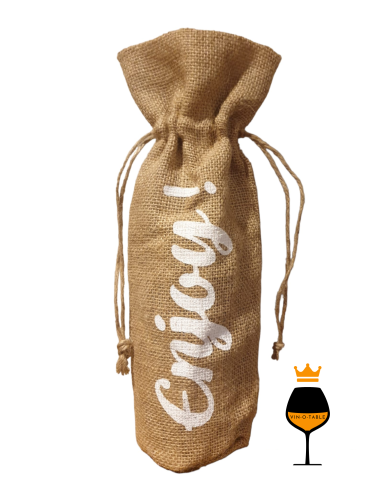 Wijnzak - Jute | Enjoy!