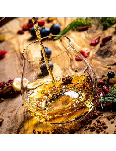 Handmade / Handgemaakt door Meester glasblazers